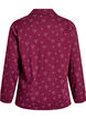 Katoenen pyjamashirt met borstzak, Rood, Packshot image number 1