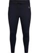 7/8 training panty met zakken, Zwart, Packshot image number 0