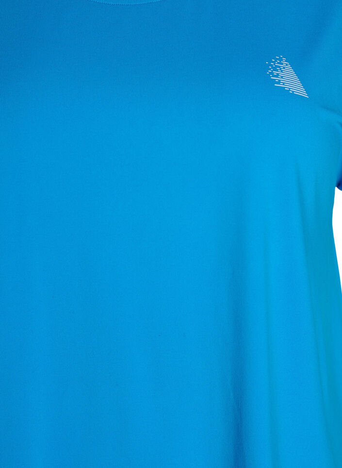 Effen gekleurd trainingsshirt, Blauw, Packshot image number 2