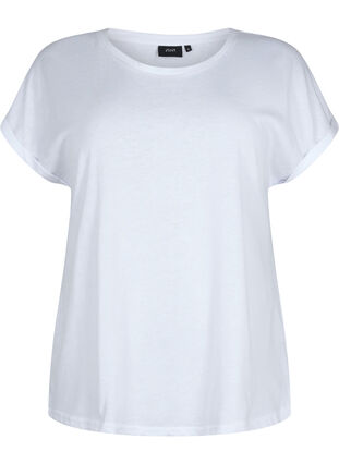 2-pack T-shirts met korte mouwen, Bright White / Black, Packshot image number 2