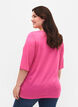 Blouse met 3/4 mouwen, Shocking Pink, Model image number 1