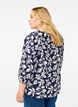 Katoenen blouse met 3/4 mouwen en print, Naval Academy Flower, Model image number 1