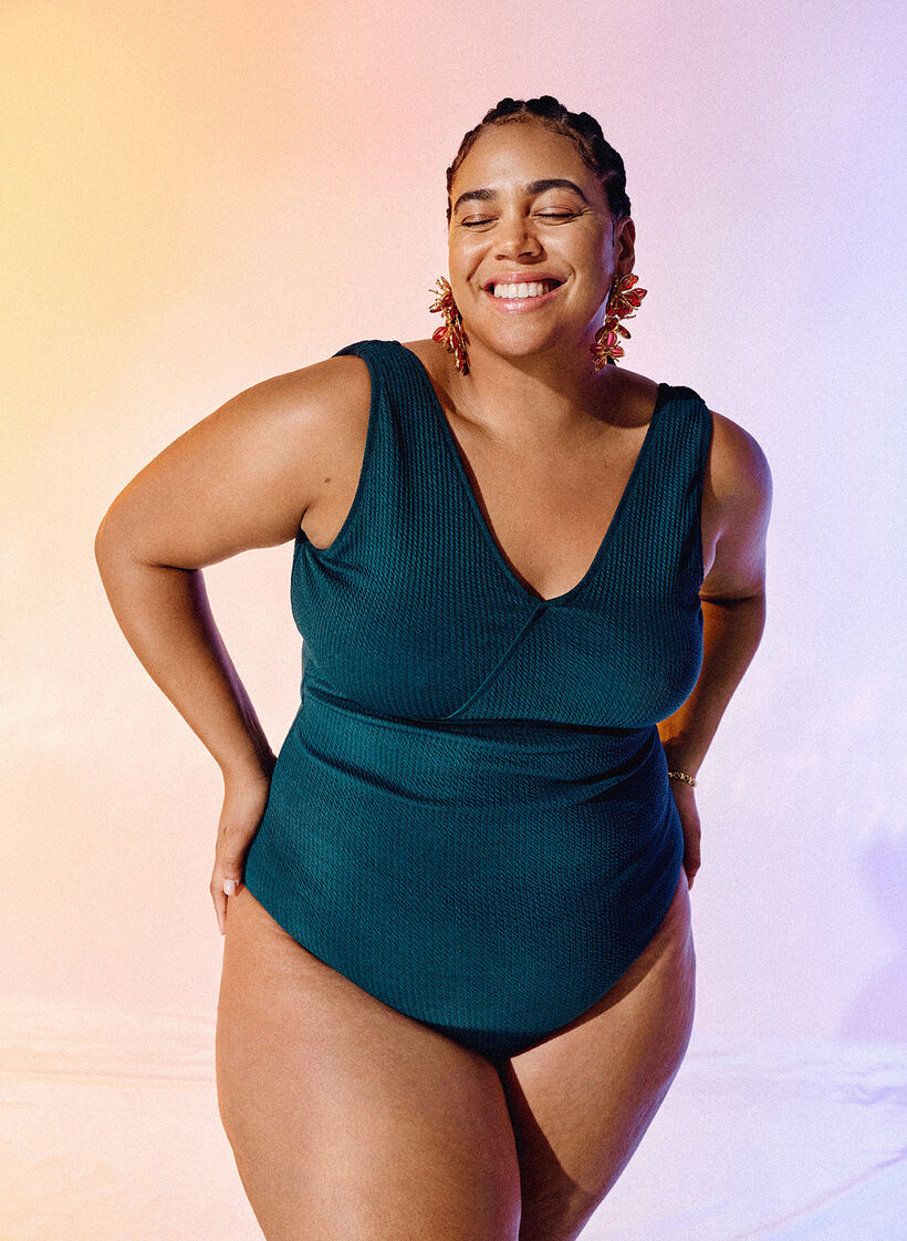 Badpak met crêpestructuur en wikkeleffect, Dark Sea, Image image number 1