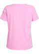 Effen basic katoenen T-shirt, Roze, Packshot image number 1