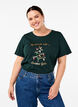 Kerst T-shirts in 100% katoen, Scarab w. Tree, Model image number 0