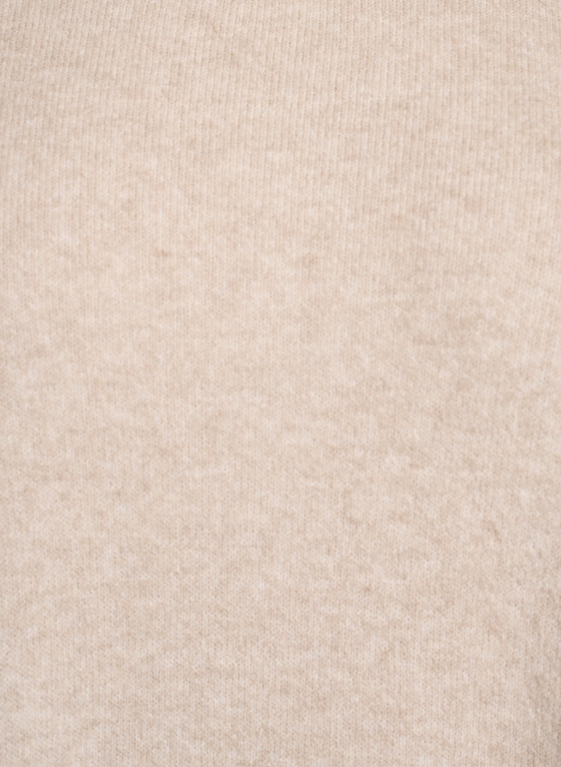 Zizzi Korte gebreide jurk zonder mouwen, Beige, Packshot image number 2