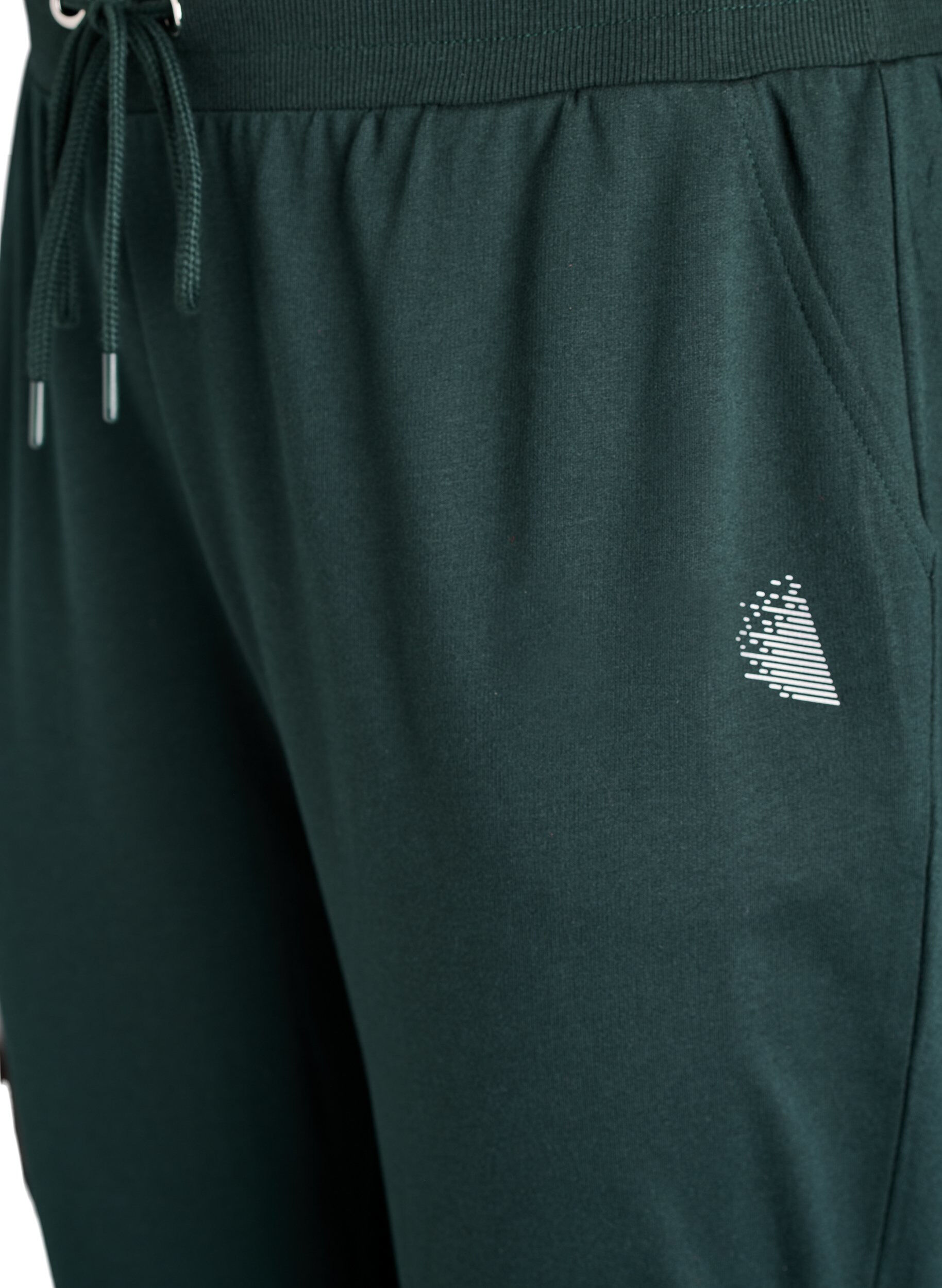 Zizzi Losse trainingsbroek met zakken, Groen, Packshot image number 2