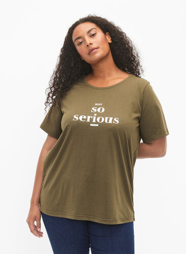 FLASH - T-shirt met motief, Ivy Green, Model image number 0