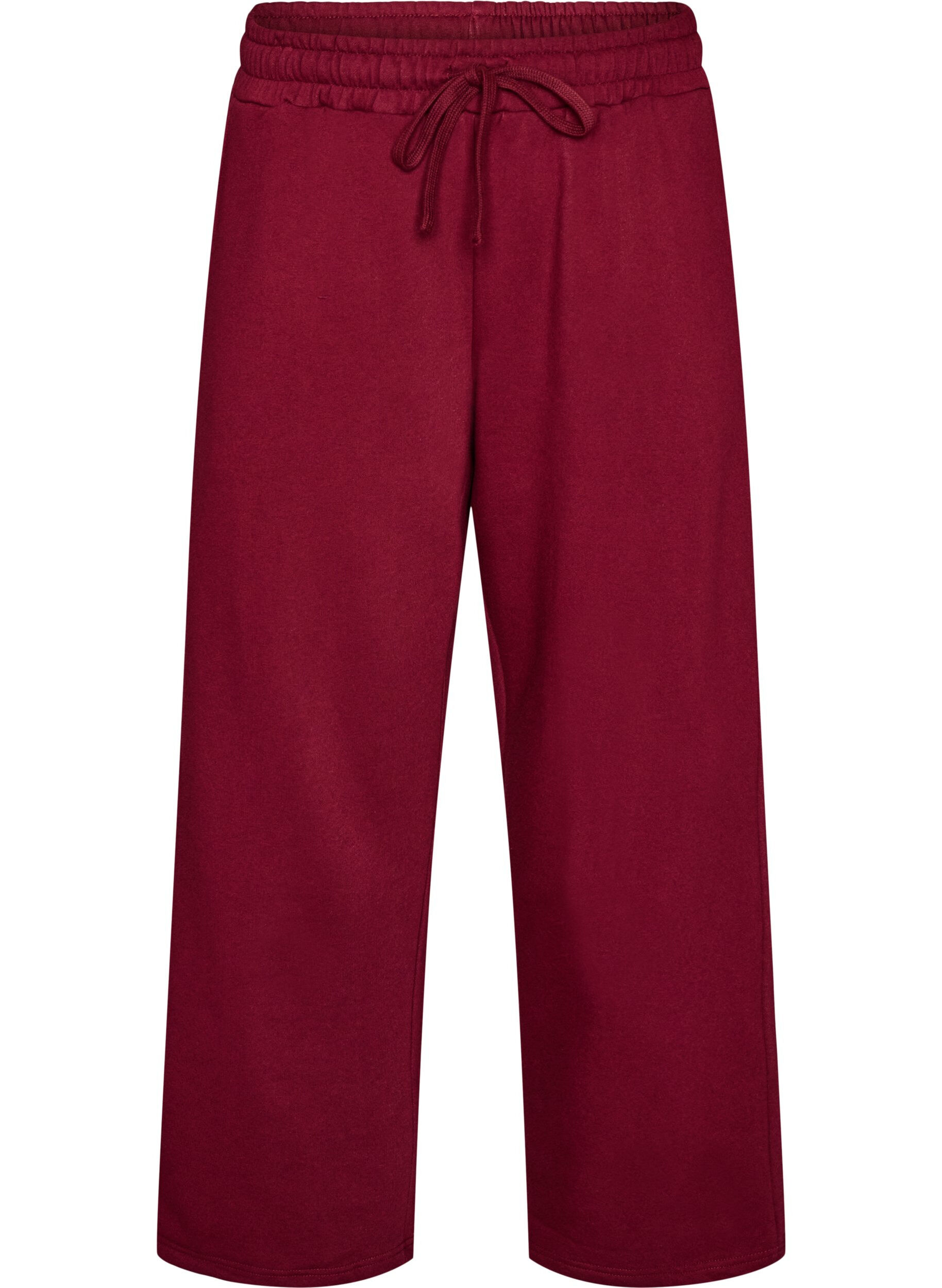 ZizziJoggingbroek met zakken, Rood, Packshot image number 0