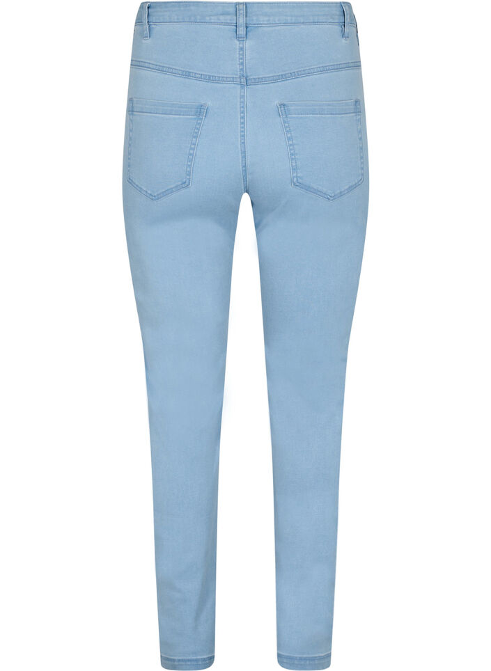 Slim fit Emily jeans met normale taille, Blauw, Packshot image number 1