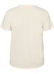 Katoenen T-shirt met print, Vanille, Packshot image number 1