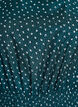 Midi jurk van chiffon met stippenpatroon, Groen, Packshot image number 2