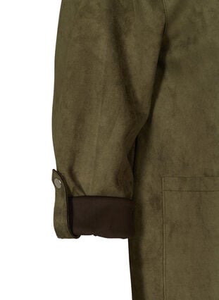 Open jas met grote zakken, Olivie Night, Packshot image number 2
