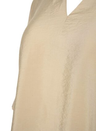 Gekleurde blouse met 3/4 mouwen, Coriander, Packshot image number 2