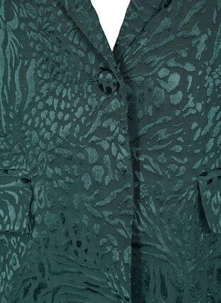 Viscose blazer met ton-sur-ton print, Ponderosa Pine, Packshot image number 2
