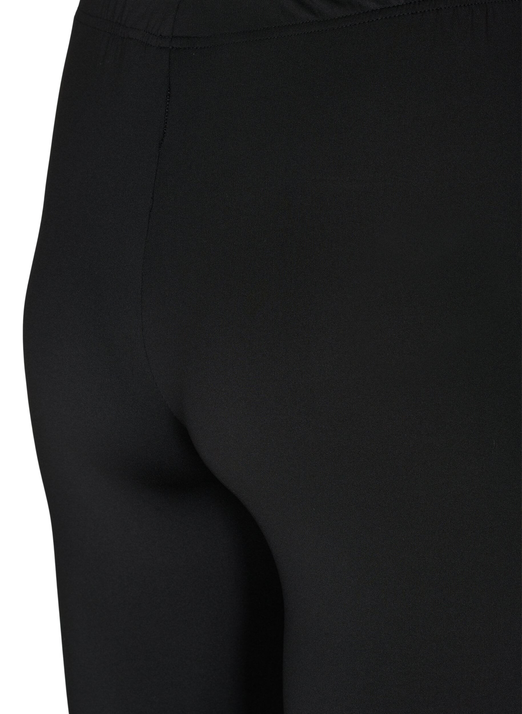 Zizzi 2-pack basic leggings, Zwart, Packshot image number 2