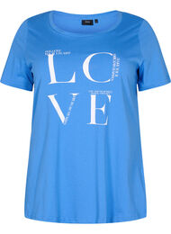 Katoenen t-shirt met korte mouwen en print, Regatta LOVE