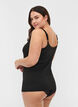 Lichte shapewear top met verstelbare bandjes, Black, Model image number 1