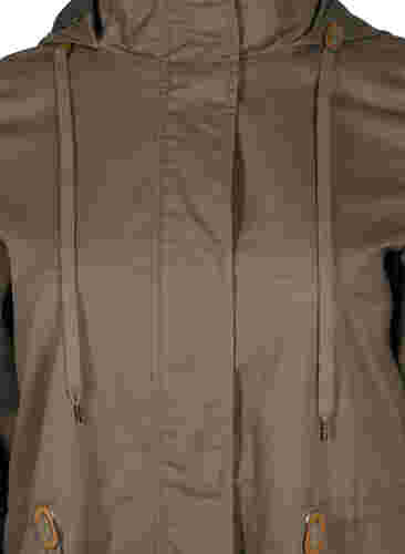 Lange parka jas met capuchon, Bungee Cord , Packshot image number 2