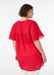 Tuniek in lyocell met vlindermouwen, Rood, Model image number 2