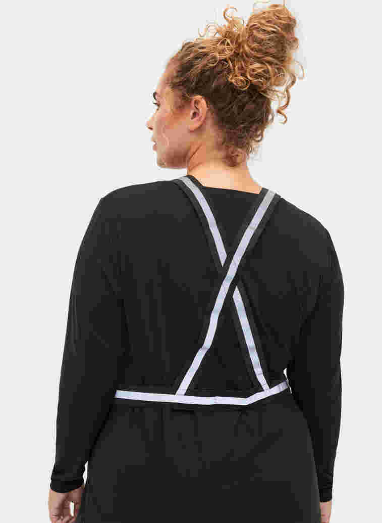 Reflecterend vest, Black, Model image number 0