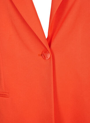 FLASH - Eenvoudige blazer met knoop, Orange.com, Packshot image number 2