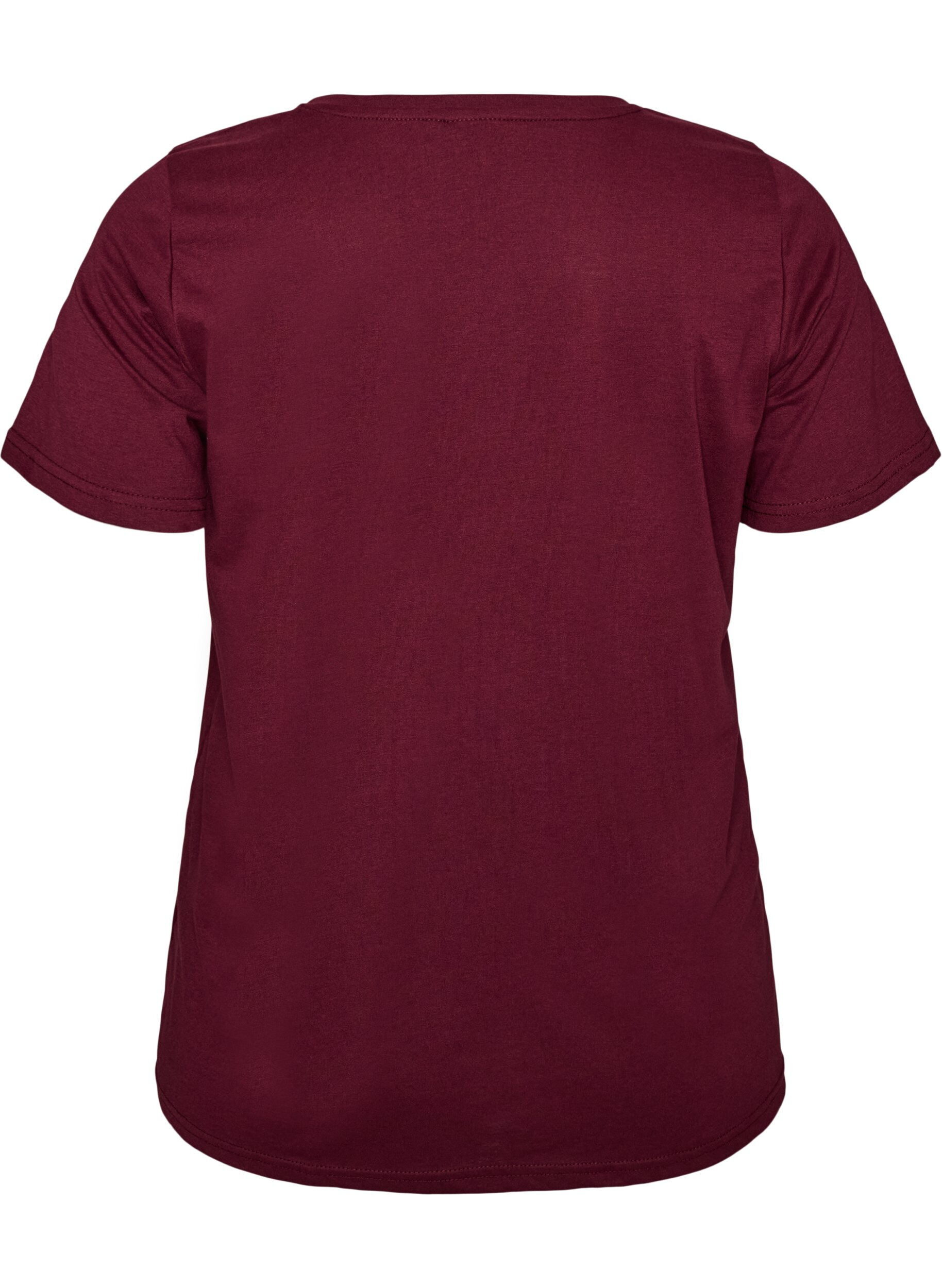 ZizziT-shirt met print, Rood, Packshot image number 1