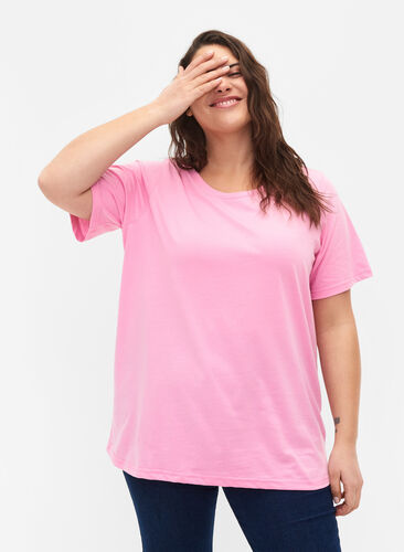 FLASH - T-shirt met ronde hals, Begonia Pink, Model image number 0