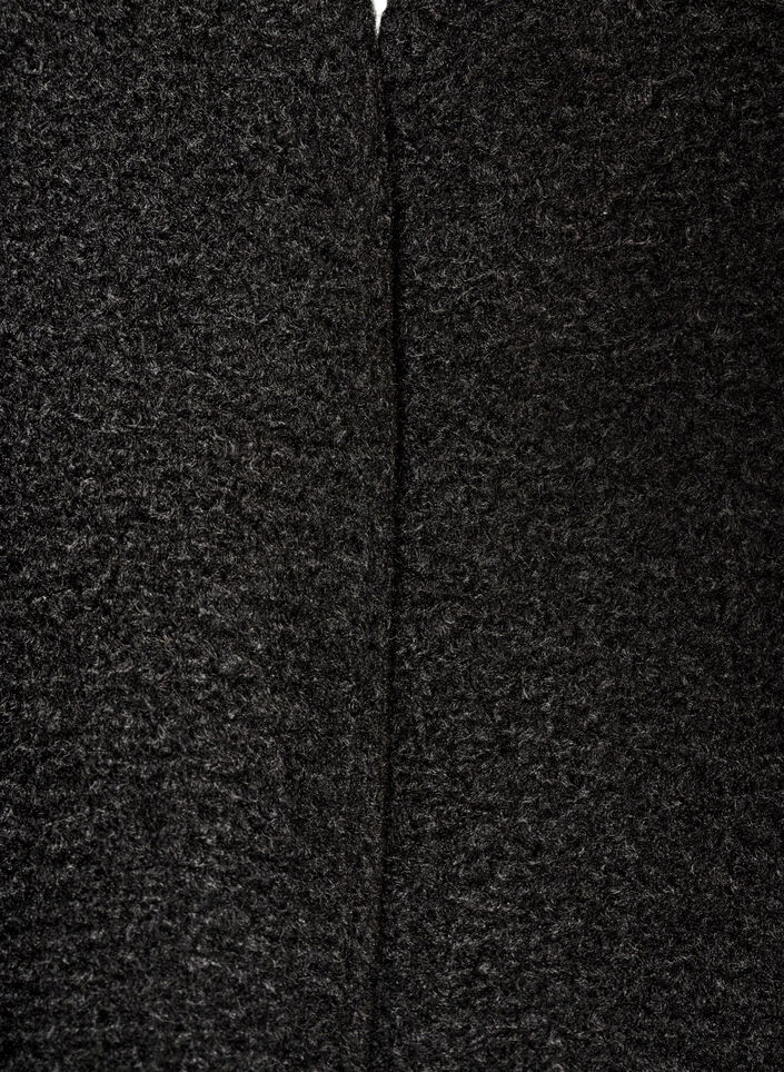 Losvallend vest met zakken, Zwart, Packshot image number 2