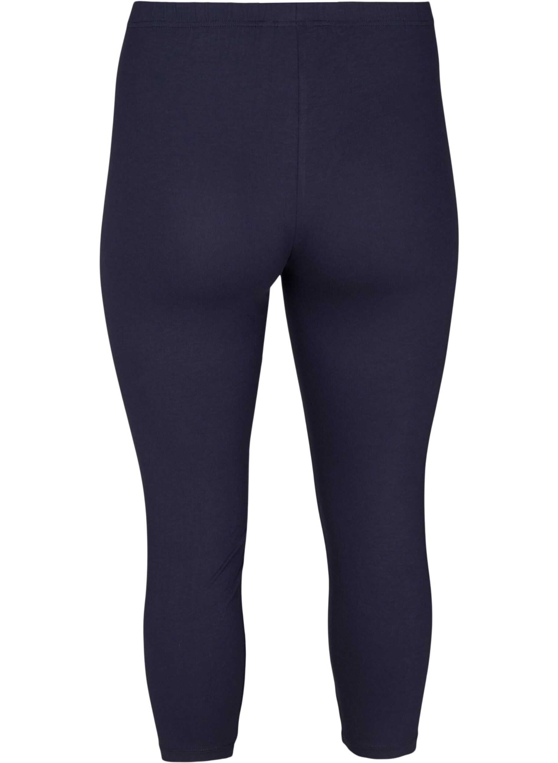 Zizzi Basic 3/4 legging, Night Sky, Packshot image number 1
