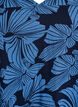 Korte a-lijn jurk met bloemenprint, Blauw, Packshot image number 2