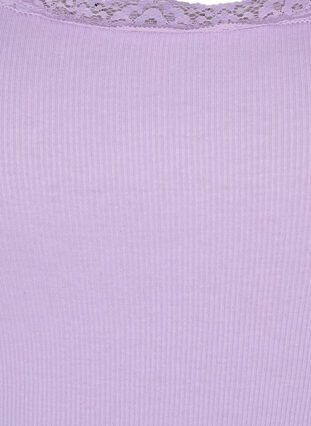 Top met kant, Lavender, Packshot image number 2