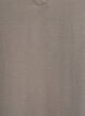 Blouse met smockmanchetten en V-hals, Beige, Packshot image number 2
