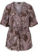 Viscose tuniek met print en 2/4 mouwen, Bracken Paisley, Packshot image number 0