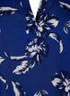 FLASH - Blouse met lange mouwen en print, Navy Blazer Flower, Packshot image number 2