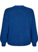 Geribde cardigan met knopen, Blauw, Packshot image number 1