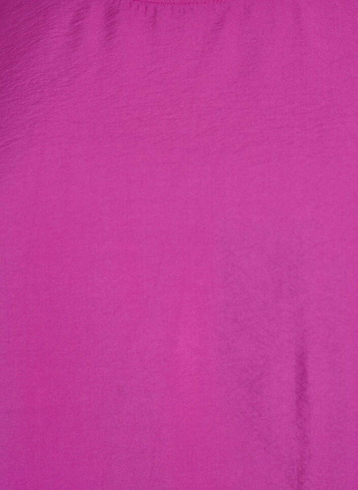 Blouse met korte mouwen en elastische zoom, Roze, Packshot image number 2