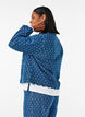 Denimjack met een versleten patroon, Blauw, Model image number 2