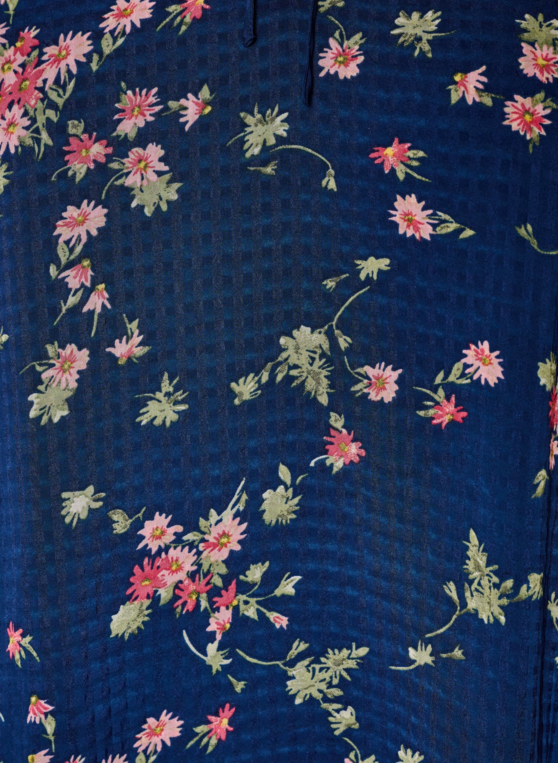 ZizziA-lijn tuniek met bloemenprint, Blauw, Packshot image number 2