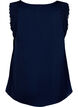 Top met kant en gekruist accent, Navy, Packshot image number 1