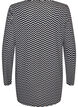 Gedessineerde blouse met lange mouwen, Blauw, Packshot image number 1