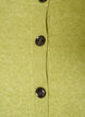 Cardigan met knopen en een ronde voorkant, Groen, Packshot image number 2