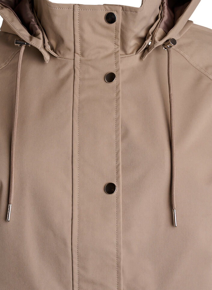 Korte lentejas met afneembare capuchon, Beige, Packshot image number 2