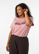 T-shirt met print, Rood, Model image number 0