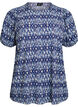 Blouse met korte mouwen, Blauw, Packshot image number 0