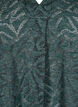 Blouse met lange mouwen met glitter en patroon, Groen, Packshot image number 2