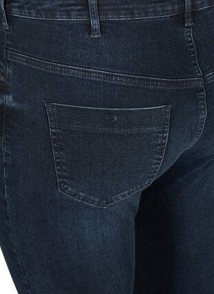Cropped slim fit Emily jeans, Blue black denim, Packshot image number 3