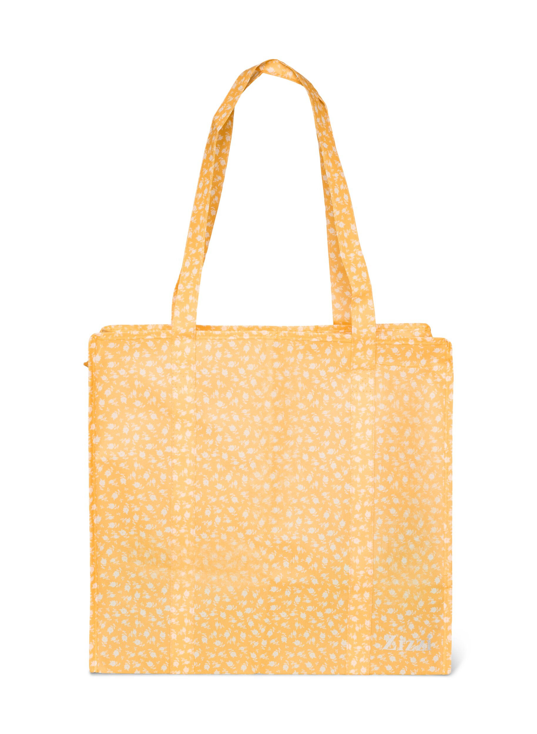 ZizziShoppingtas met ritssluiting, Oranje, Packshot image number 1