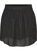 Korte rok met broderie anglaise en elastische tailleband, Zwart, Packshot image number 0