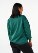 Sweatshirt met badstof tekst, Groen, Model image number 2